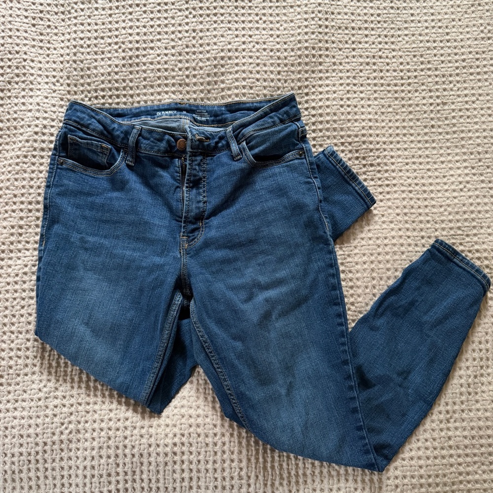 Old Navy Women's Dark Blue Skinny Jeans